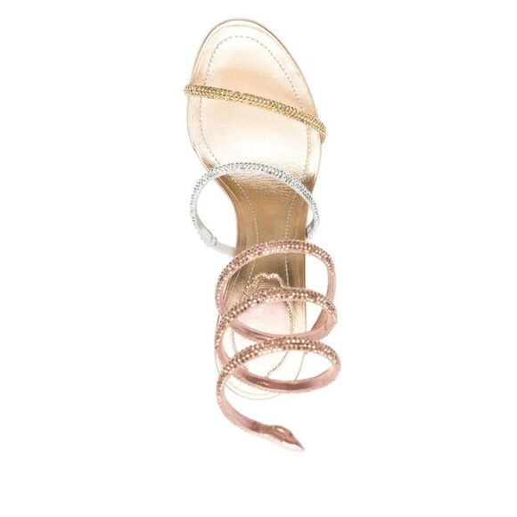 Rene Caovilla Women Cleo Three-Toned Sandal 105 - Picture 4 of 4